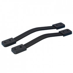 3427 Black plastic strap handle with steel insert
