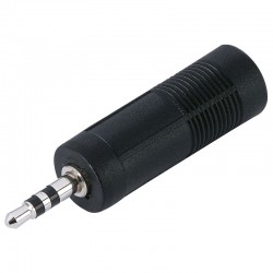 7544 Adapter 6.3 mm stereo Jack female to 3.5 mm stereo Jack