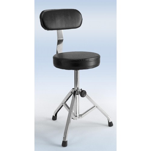 1406 Moreschi drummer's stool with back support