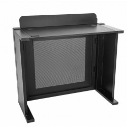 Omnitronic BOOZ Event Stand, Foldable DJ table (1.1 m) with transport bag