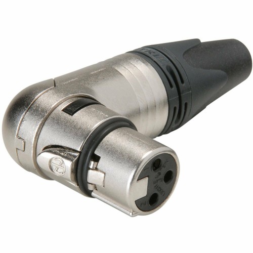 Neutrik NC3FRX angled-XLR cable connector, female