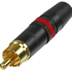 Neutrik-Rean NYS373R phono plug (RCA/cinch) red