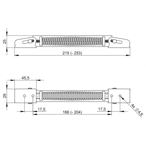 3428 Strap Handle "Techno"