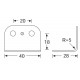 4042 corner brace 40x28 inner radius 5 mm