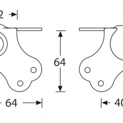 4102 ball corner large three-leg stackable dimple