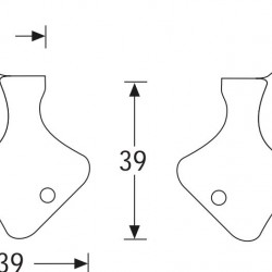 4111 small ball corner 3 legs