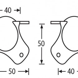 4120 Ball Corner Medium Three-Leg