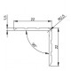 6109  Case Angle L 22x22 mm
