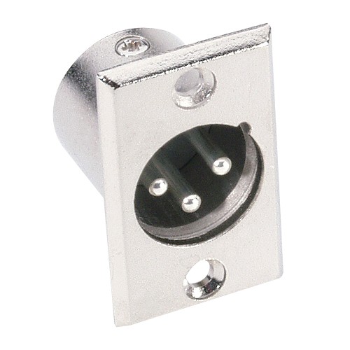 7842 XLR chassis connector male Adam Hall Connectors 