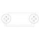 7860 - Adapter XLR female to XLR female