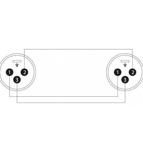 7861 adapter XLR male to XLR male