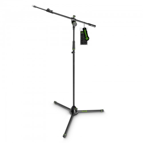 MS 4322 B Microphone Stand with Folding Tripod Base and 2-Point Adjustment Telescoping Boom