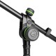 MS 4322 B Microphone Stand with Folding Tripod Base and 2-Point Adjustment Telescoping Boom