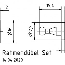 Set of clips for hi-fi net