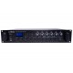 IPA360 Public Address mixer-amplifier 360W,100V, 6-zones with volume control, 