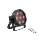 EUROLITE LED SLS-7 HCL Flat LED spotlight with RGBWA+UV color mixing, incl. IR remote control