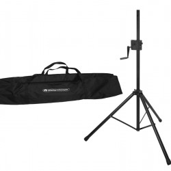 STS-1 Speaker Stand with Crank and winch + Carrying Bag OMNITRONIC