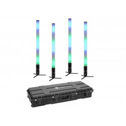 IP Pixel tube 360° PRO CRMX, Set 4x + transport case