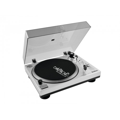 OMNITRONIC BD1350 Turntable silver or black, Belt-drive
