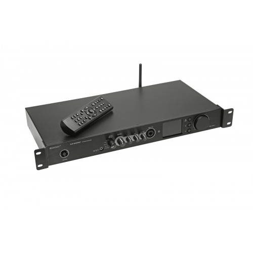 Omnitronic DJP-900NET stereo receiver with internet radio, DAB+, BT, 2x460W / 4 Ohm, 260W /100V