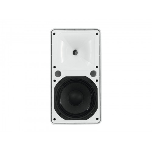 Omnitronic ODP-208T weather-proof , 100V, 8" wall speaker with mount, 37.5 /75 / 150 W, IP65 black or white