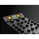 TRM222 two-channel Rotary Mixer with VU-meter