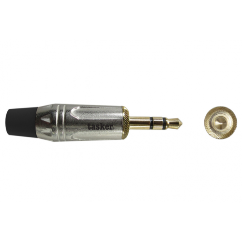 Mini Jack Male 3,5 Stereo - Gold plated contacts SP84 