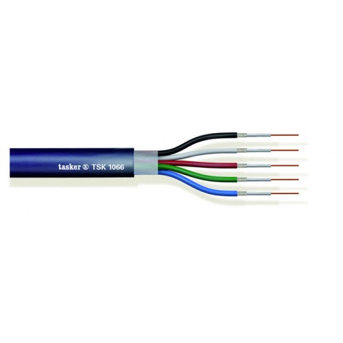 TSK1066 tasker 5x0.29 mm² Special Multi-coaxial Video-cable 5x75 Ohm