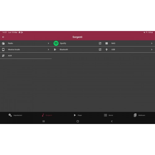 Vivaldi Ulisse MS6240BTK Multi-zone matrix amplifier 6x240 W