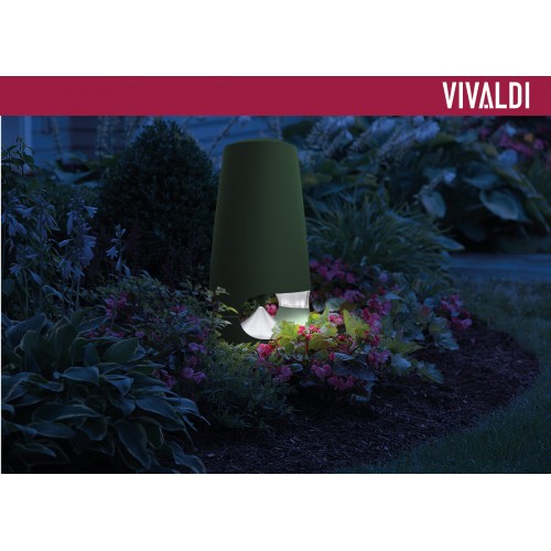 Ulisse MOONLIGHT garden HiFi speaker with illumination, IP65, Vivaldi design-audio