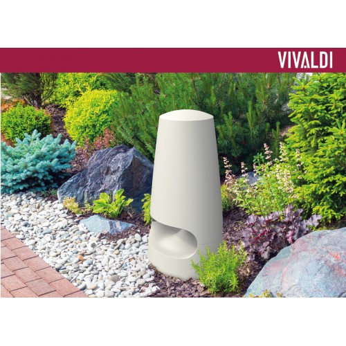 Ulisse MOONLIGHT garden HiFi speaker with illumination, IP65, Vivaldi design-audio