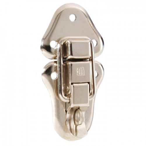 1602  Large padlocking catch Nickel plated steel