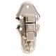 1602  Large padlocking catch Nickel plated steel