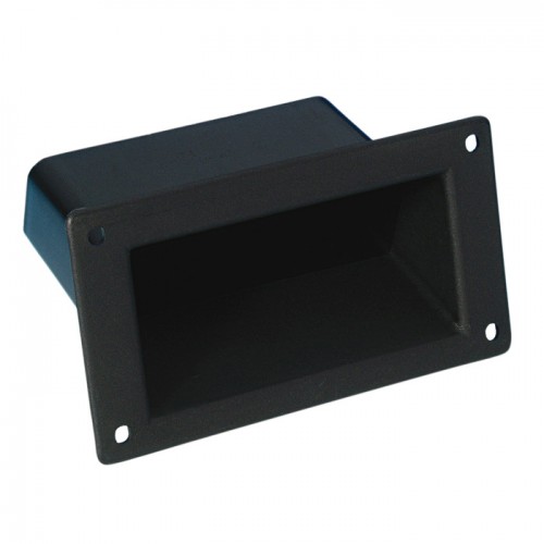 3401 Insert Handle plastic black Cutout 49 x 104 mm
