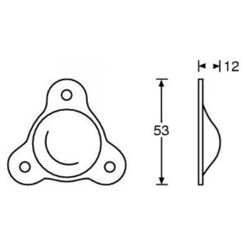 4936 Glide-Foot 53x12 mm 