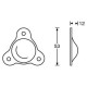 4936 Glide-Foot 53x12 mm 4936 Glide-Foot 53x12 mm