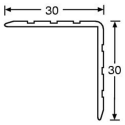 6105 Case angle profile L 30x30 mm