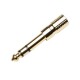 7543 G adapter 3.5mm stereo Jack female to 6.3mm stereo Jack male gold plated