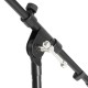 S5B Microphone stand black with boom-arm 