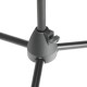 S5B Microphone stand black with boom-arm 
