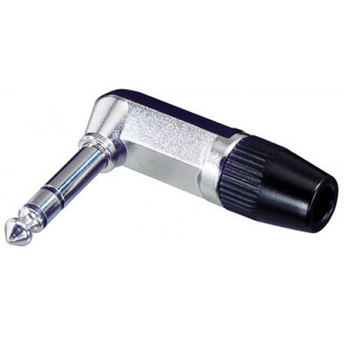 Neutrik / Rean NYS208 1/4"-6.3mm angled jack plug stereo (3-pole)