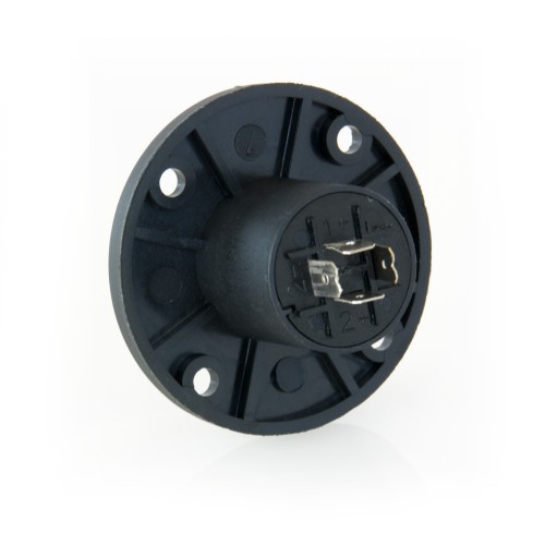 MA1092 Round speakon socket, 4 poles.