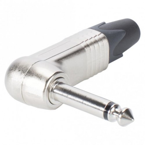 NP2RX 1/4"-6.3mm Neutrik professional right-angle banana-plug, 2-pole