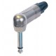 NP2RX 1/4"-6.3mm Neutrik professional right-angle banana-plug, 2-pole