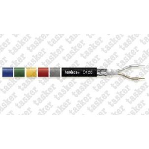 C128 2x0,35 mm² low capacity balanced microphone cable Tasker