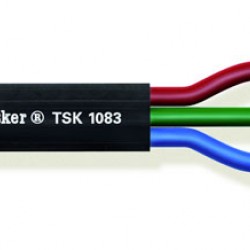 TSK1083 tasker 3x0.08 mm² Special Multi-coaxial Video-cable flat 3x75 Ohm RGB